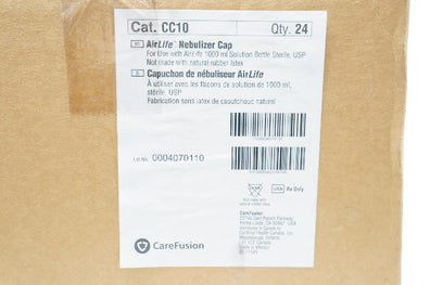 CareFusion CC10 AirLife Nebulizer Cap - Box of 24